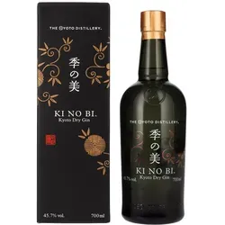 KINOBI Kyoto Dry Gin - Japan Gin 0,7l 45,7% - Premium Gin aus Japan mit 45,7% vol. Alkoholkraft, ideal für Cocktails oder pur, hergestellt von der renommierten Kyoto Distillery.