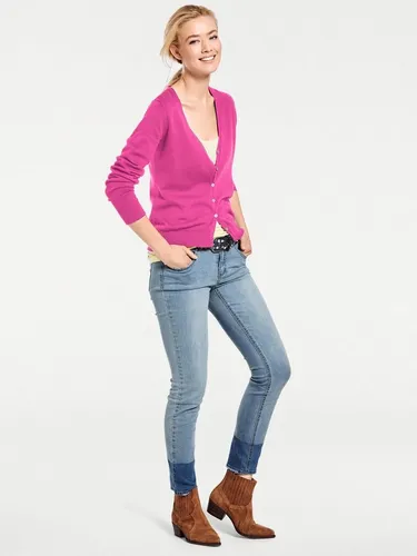 heine Strickjacke Feinstrickjacke, pink