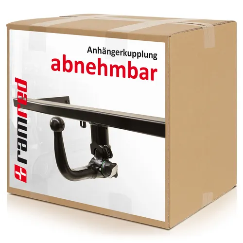 Abnehmbare Anhängerkupplung für Nissan Juke 2014-2019 - Oris - Anhängerkupplung Oris, abnehmbar und ohne Eintragung in Fahrzeugpapiere, ideal für flexible Nutzung und hohe Anhängelast von 1550 kg.