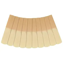 Classic Cantabile TSB-20 Tenorsaxophon Blätter 10er Pack Stärke 2,0 - 10 hochwertige Blätter für Tenor-Saxophon in Bb-Stimmung, deutscher Schnitt, ideal für Musiker, einzeln in praktischen Kunststoffhüllen verpackt.