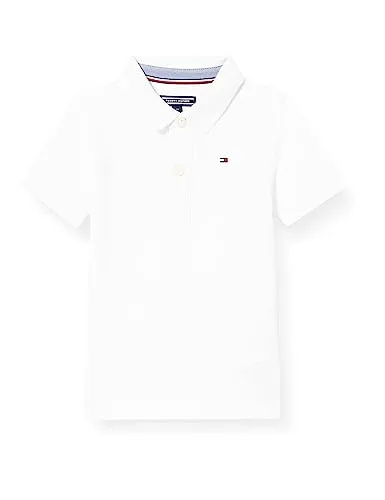 Tommy Hilfiger Poloshirt BOYS TOMMY POLO - Stylisches Poloshirt für Jungs, atmungsaktiver Piqué-Stoff und sportlich-schicker Flachstrickkragen, ideal für Schule und Freizeit.