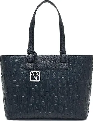 Armani Exchange Liz M Shopper schwarz - Elegante Handtasche aus hochwertigem Lederimitat, ideal für den täglichen Gebrauch und stilvolle Auftritte.