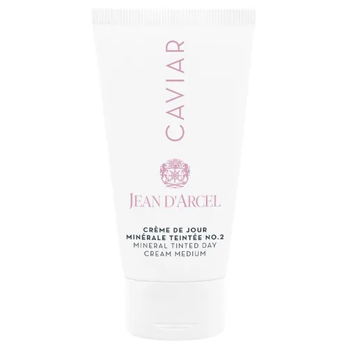 JEAN D’ARCEL CAVIAR Crème de Jour Minérale Teintée No.2 - Zart getönte Anti-Aging Tagescreme 50ml - Tagespflege mit Anti-Aging-Effekt, die Hautunebenheiten ausgleicht und für ein strafferes Hautbild sorgt. Mit wertvollen Caviar-Extrakten für intensive Feuchtigkeit und Schutz vor vorzeitiger Hautalterung.