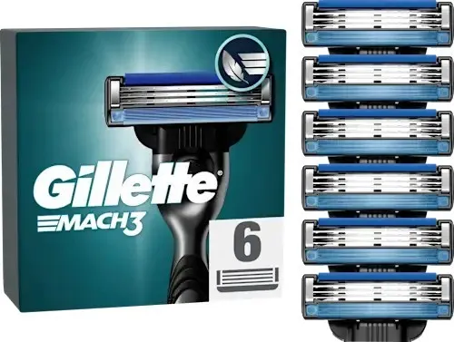 Gillette Rasierklingen, Mach3 , 6 Stück #Y4