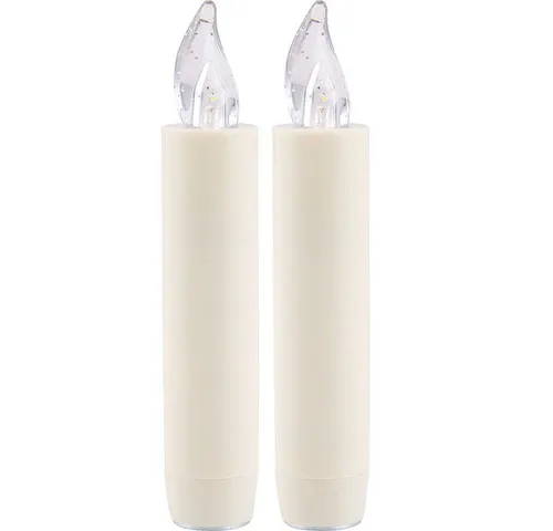 Schenk Holzkunst LED-Kerze LUMIX Classic Mini SL 2 LED Kerzen - LED-Kerzen in Mini-Größe, Höhe: 8 cm, sorgen für stimmungsvolles Licht ohne Flamme – ideal für eine sichere und gemütliche Atmosphäre.