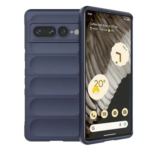 betterfon Handyhülle kompatibel mit Google Pixel 7 Pro | TPU Silikon Bumper Case | Outdoor Schutzhülle mit Stoßschutz | Blau