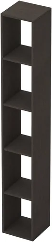 Standregal HOME AFFAIRE "Infinity Höhe 186 cm, Breite 28 cm, Bücherregal", grau (lava), B:28cm H:186cm T:28cm