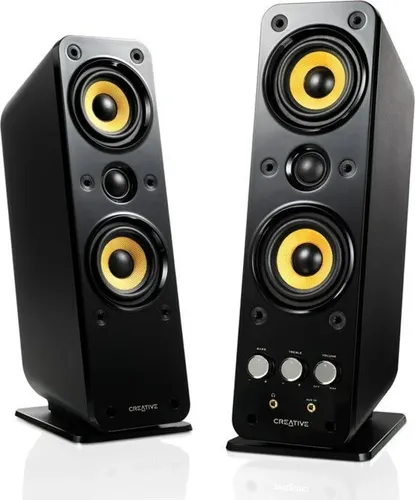Creative GigaWorks T40 Series II - Hi-Fi 2.0 Lautsprechersystem mit BasXPort Technologie für dynamischen Bass, ideal für PC und MP3-Player, schwarz