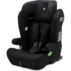 Osann Lupo 2 Isofix i-Size 76–150 cm - Black - Kindersitz mit Isofix & Top-Tether, bietet optimalen Schutz bis 150 cm. Mit 13-fach höhenverstellbarer Kopfstütze und erhöhtem Seitenaufprallschutz für Sicherheit und Komfort auf jeder Fahrt.