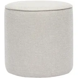Beiger runder Pouf PAUL mit samtiger Textur D40 cm - Stilvoller und vielseitiger Pouf in Beige, ideal für jedes Zuhause. Mit seinem kompakten Format und der samtigen Oberfläche bringt er Eleganz und Komfort in Ihr Interieur.