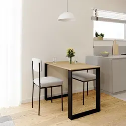 AKKE Eiche hell LOFT Tisch mit schwarzen Beinen 90x50x75 cm - Moderner Esstisch aus 18 mm laminierten Möbelplatten, pflegeleicht und stabil. Ideal für gemütliche Mahlzeiten und schnelle Montage in nur 5 Minuten!