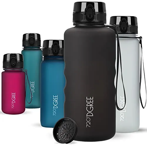 720°DGREE Trinkflasche 2l “uberBottle“ - BPA-frei und stoßfest - Thermobehälter für Fitness und Sport, ideal für ausreichende Flüssigkeitszufuhr mit 2L Volumen und auslaufsicherem Sportdeckel für hygienisches Trinken unterwegs.