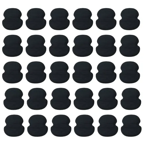 Stück Achsel Schweißpads - Unsichtbare Anti-Transpirant Pads, Atmungsaktiv & Hautfreundlich, Schweißabsorbierende Unterarm-Pads für Männer und Frauen, Wiederverwendbar 30