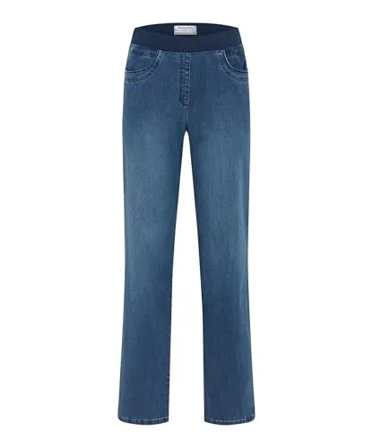 Raphaela by Brax Style Carina Fun Stoned Jeans 38 - Stylische Jeans im Comfort Plus Fit mit konisch zulaufendem Schnitt. Dehnbund für optimalen Tragekomfort und modische Used-Effekte. Perfekt für entspannte Looks!