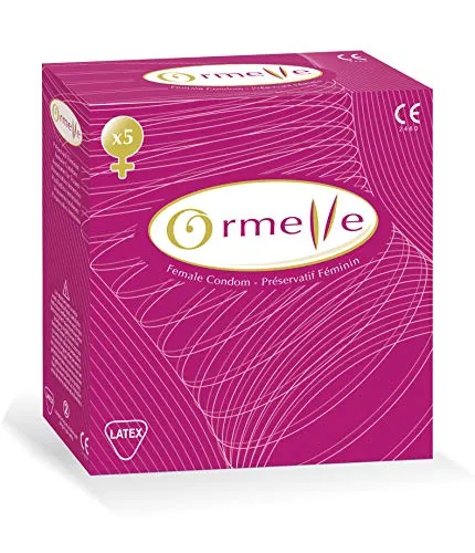 ORMELLE - Innenkondom für Frauen - Naturlatex Premium-Qualität - Kondome für Frauen: Innovatives Innenkondom aus Naturlatex, befeuchtet und bietet effektiven Schutz vor Schwangerschaften und STI, einschließlich HIV/AIDS.