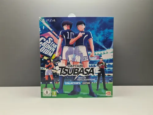 CAPTAIN TSUBASA: Rise Of New Champions Collector's Edition für PS4 - Die Collector's Edition enthält das Spiel, eine 28 cm Figur von Tsubasa, den Character Pass mit 9 Spielern, exklusive Collectibles und ein Steelbook im einzigartigen Design. Perfekt für Fans!