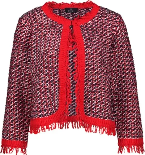 Strickjacke MONARI Damen Gr. 42 marine – Bequeme Mode für jeden Anlass - Die Strickjacke von Monari vereint Stil und Komfort. Mit ihrem taillenbedeckenden Schnitt und den bequemen Bündchen ist sie ideal für Büro und Freizeit. Aus hochwertigem Material für angenehmen Tragekomfort.