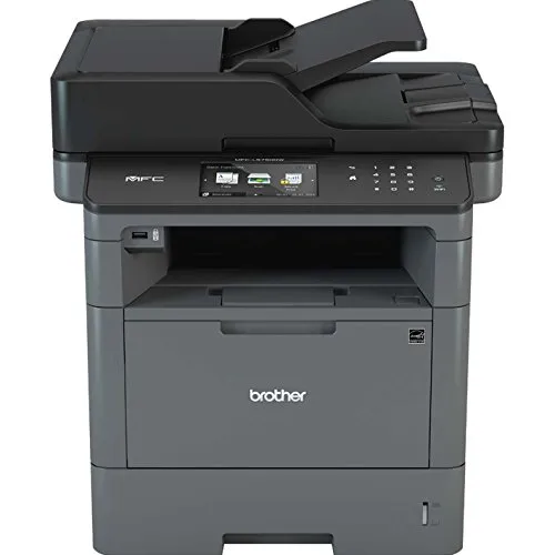 Brother MFC-L5750DW Multifunktionsdrucker - A4 MFP Laserdrucker mit 40 Seiten/Min. Druckgeschwindigkeit, Duplex-ADF für beidseitiges Scannen und Kopieren, und Print AirBag für 200.000 Seiten – ideal für hohe Druckvolumen.