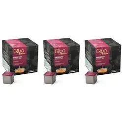 Tchibo Qbo Espresso Apaneca Ana Premium Kaffeekapseln, 81 Stück - Kaffee, 100% nachhaltiger Arabica aus El Salvador mit eleganter Karamellnote, in platzsparenden, klimafreundlichen Kapseln für perfekten Espressogenuss.