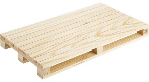 Mini-Holzpalette, Holzpalette, Servierpalette, 20x13x3,5cm : 35 x 20 cm, natur Variante: 35 x 20 cm, natur