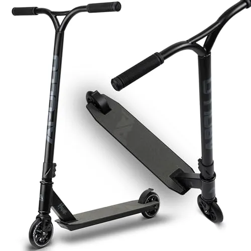 Apollo Stuntscooter Hawk - Der perfekte Scooter für alle ab 6 Jahren - Stuntscooter, extra breite Trittfläche und stabiler Lenker für sicheres Freeride und Tricks, belastbar bis 100 kg.