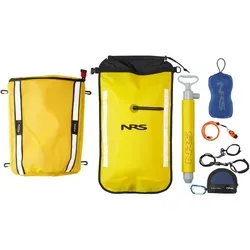 NRS DELUXE Tourenkajak Seekajak Kanu Safety Kit - Sonstige Elektroinstallationsartikel, optimales Sicherheitsset für Paddler auf Großgewässern mit Bilgepumpe, Bootsschwamm und Paddelfloat für Rettungsnotfälle.