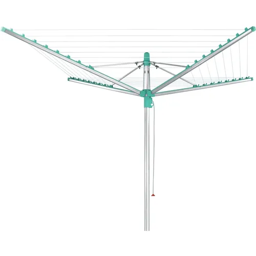 Leifheit Wäschespinne Linomatic 500 Easy - Wäscheständer mit 50m Leinenlänge, Easy-Lift-System für müheloses Öffnen und Schließen, ideal für bis zu 5 Wäscheladungen, Made in Germany.