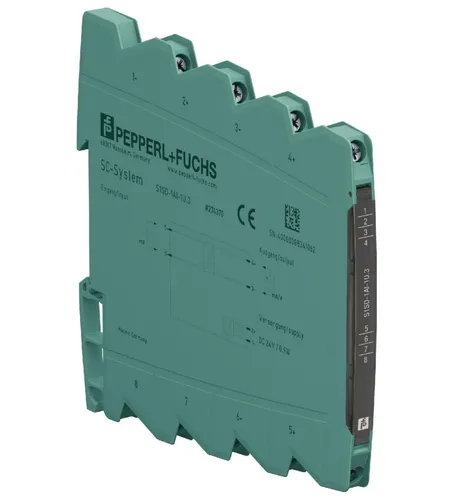 Pepperl+Fuchs S1SD-1AI-1U.3 Millivolt-Messumformer - Messtechnik-Leistungsverstärker mit vielseitigen Ausgangsbereichen und aktiver Spannungsversorgung für präzise Messungen in der Industrie.