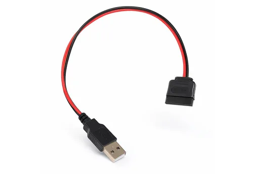 Bolwins P52 USB auf SATA Kabel 15pin Adapter Stromkabel PC USB SATA Adapter Computer-Kabel, USB-A Stecker, SATA 15-Pin Buchse (30 cm), Stromversorgung von 2,5" SATA HDDs und SSDs