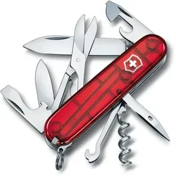 Victorinox Schweizer Taschenmesser Climber, 14 Funktionen - Taschenmesser mit 14 Funktionen, ideal für Outdoor-Abenteuer. Kompakt und leicht, perfekt für Klettertouren – Schweizer Qualität seit über 140 Jahren.