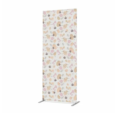 Showdown Displays Paravent 85-200 Foya Blumen – Blumenmuster mit schwarzem Rahmen - Paravent für stilvolle Raumgestaltung – ideal als Raumteiler oder Kulisse mit einem charmanten Blumenmuster. Flexibel einsetzbar und leicht aufzubauen, schafft er Privatsphäre und ein angenehmes Ambiente.