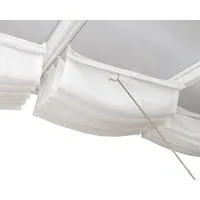 CANOPIA by Palram Beschattungsset 3x6.10 m - Sonnenschutz für 3m Terrassendächer, sorgt für angenehme Schattenplätze mit edlem Design aus UV-beständigem, waschbarem Polyester.