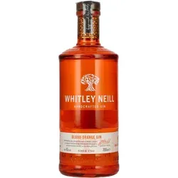 Whitley Neill Blood Orange Gin - Fruchtiger Gin mit intensiven Zitrusnoten, ideal für erfrischende Cocktails und einen Hauch von Italien.