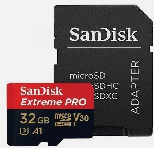 SanDisk microSDXC Extreme Pro 32 GB - Ultra-schnelle 4K-Speicherkarte, 100 MB/s, A1 U3 mit SD-Adapter für vielseitige Nutzung
