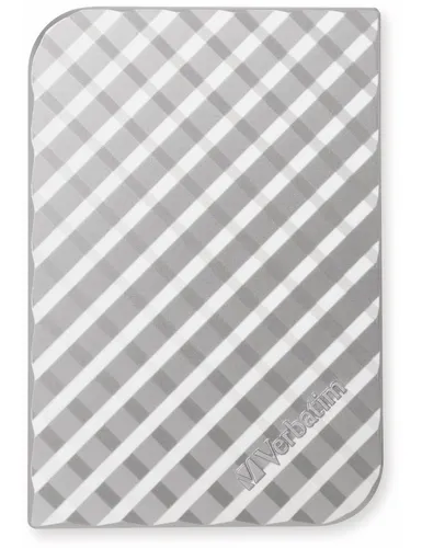 VERBATIM USB3.0 HDD Store´n´Go Gen2 - 1 TB, silber - Externe Festplatte mit 1 TB, USB 3.0 für superschnelle Datenübertragung bis zu 4800 MBit/s - ideal für Zuhause oder unterwegs.