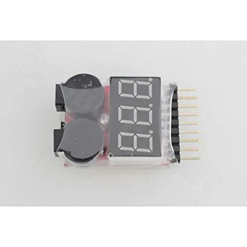 efaso Lipo Saver mit Spannungsanzeige und Alarm (1-8S)