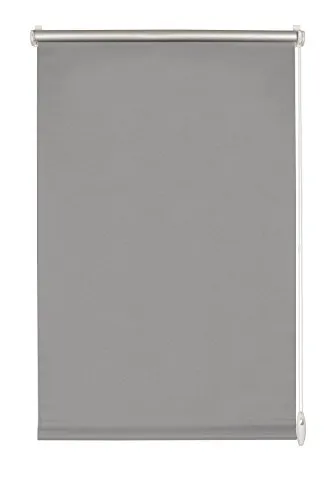 Gardinia Easyfix Rollo Thermo - Energiesparend und ohne Bohren - Rollos, energiesparend mit lichtundurchlässigem Stoff und alubeschichteter Rückseite für optimale Wärmeisolierung. Einfach zu montieren mit Klemmträgern oder Klebemontage.