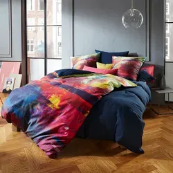 Traumschlaf Mako-Satin Bettwäsche Bed Art S Shrewsbury multicolor 200x220 cm + 2x 80x80 cm - bunt