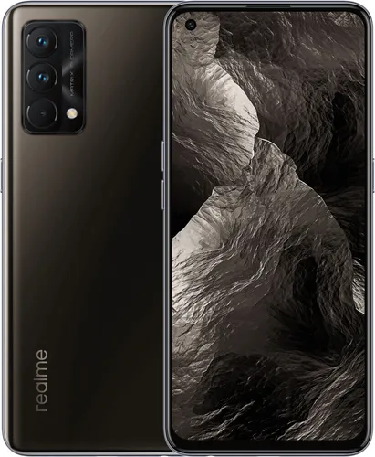 realme GT Master Edition - 6GB RAM, 128GB, Schwarz - Handy ohne Vertrag mit 6,43' SAMOLED Display und 120 Hz Bildwiederholrate, ausgestattet mit leistungsstarkem Qualcomm Snapdragon 778G Prozessor und 64 MP Dreifach-Kamera für beeindruckende Fotos.