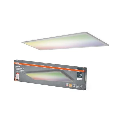 OSRAM Smart+ LED-Panel 36W Warmweiß bis Tageslichtweiß - Intelligente Deckenleuchte mit RGB-Farbsteuerung und dimmbaren Funktionen. Einfache Installation und Steuerung über die SMART+ App oder Sprachassistenten. Ideal für Wohnräume und Arbeitszimmer.