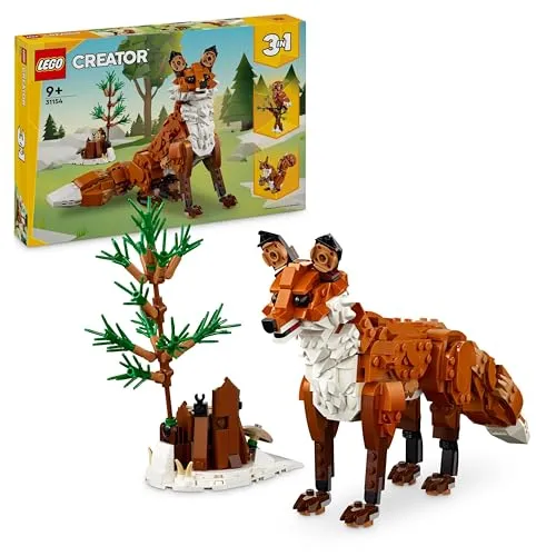 LEGO Waldtiere: Rotfuchs (31154) - LEGO Creator Expert, kreatives Bauvergnügen für Tierliebhaber und Sammler