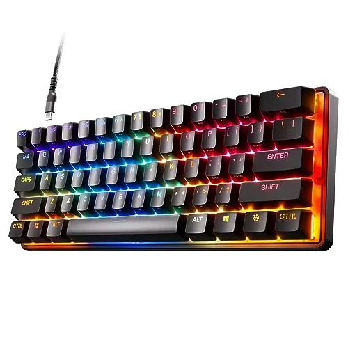 STEELSERIES Apex Pro Mini - Mechanische Gaming Tastatur, individuelle Tastenempfindlichkeit und kompakt für optimales Spielvergnügen