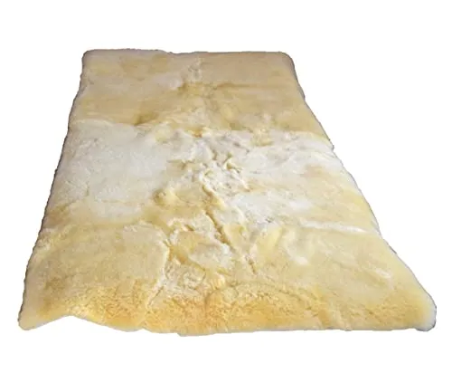 Naturasan Lammfell Bettauflage 100×200 cm – Flauschige Merino Matratzenauflage für besten Schlafkomfort - Hochwertige Bettauflage aus echtem Merino Lammfell, atmungsaktiv und temperaturausgleichend. Ideal für alle Jahreszeiten, sorgt für angenehme Nachtruhe. Strapazierfähig und waschbar – für ein behagliches Schlafgefühl.