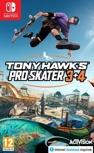 Tony Hawk´s Pro Skater 3+4 für Nintendo Switch - Skateboard Spiel - PC- & Videospiele: Erlebe die besten Skateboard-Tricks in diesem neuen, aufregenden Spiel! Vorbestellung für den 11.07.2025, ideal für Fans der Tony Hawk-Serie.