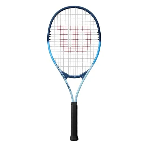 Wilson Tennisschläger Tour Slam Lite 112in, 274g - Leichter Freizeit-Schläger mit großem Sweetspot - Tennisschläger mit 113 Quadratzoll Kopfgröße für optimale Power und Kontrolle. Ideal für Freizeitspieler, leicht und komfortabel dank AirLite Legierung und V-Matrix Technology.