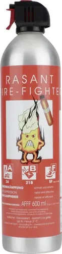 Feuerlöschspray 600 ml - Schaum Löschmittel - Feuerlöscher für den Notfall, effektives Schaum Löschmittel für schnelle Brandbekämpfung, ideal für Haushalt und Werkstatt.