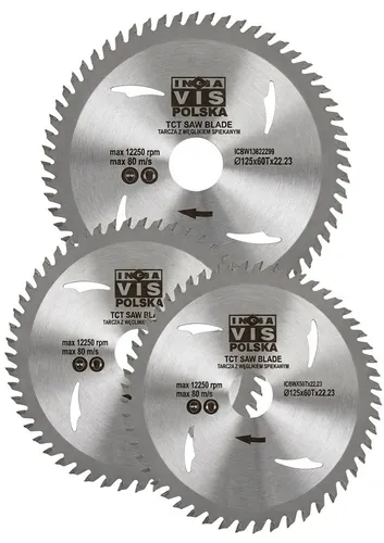 Widia-sägeblatt Für Holz 125 Mm X 22,2 X 60t Widi