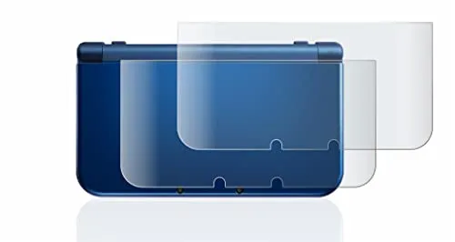 BROTECT Full-Cover Schutzfolie Matt für Nintendo New 3DS XL (Gehäuse) (2 Stück) - Full-Screen Displayschutz-Folie, 3D Curved, Anti-Reflexion