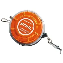 STIHL Forstmaßband 20 m - Rollmaßband für präzise Messungen im Forstbereich, selbstaufrollend und in robustem Metallgehäuse, zertifiziert durch den KWF-Prüfeichel.