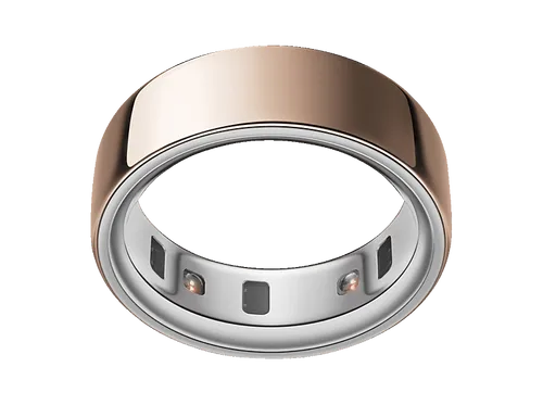 Oura Ring 4 - Rose Gold - Größe 12 | Smart Ring für präzises Sleep Tracking - Smart Ringe: Oura Ring 4 mit Smart Sensing für über 30 biometrische Daten und bis zu 8 Tage Akkulaufzeit - ideal für 24/7 Nutzung.